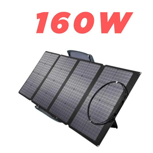 Ecoflow Portable Solar Panels, Foldable Solar Charger with Adjustable Kickstand, Waterproof IP68 for Outdoor Camping RV off Grid System